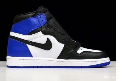 ROYAL-WHITE MENS JORDAN AIR BLACK 1 SPORT “FRAGMENT” RETRO 0911